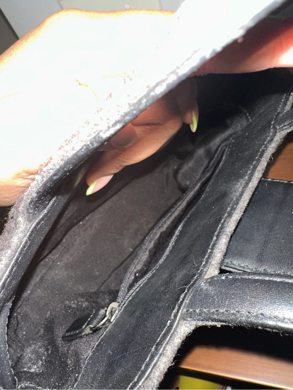 Coach Gray Wool Tote Handbag with Turn-Lock Closure - Picture 5 of 10